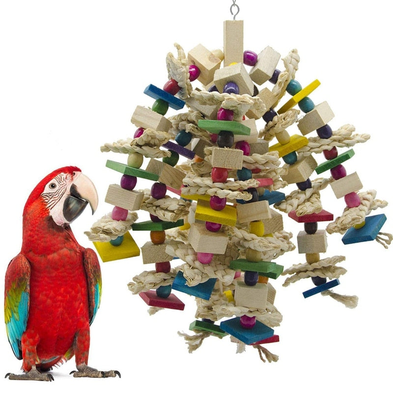 Large Parrot Chewing Bird Toys - GCC Aviary