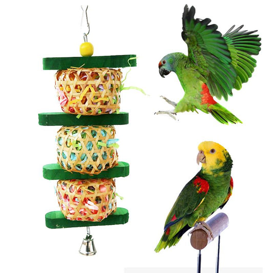 Foraging Shredding Chewing Hanging Bird Toys
